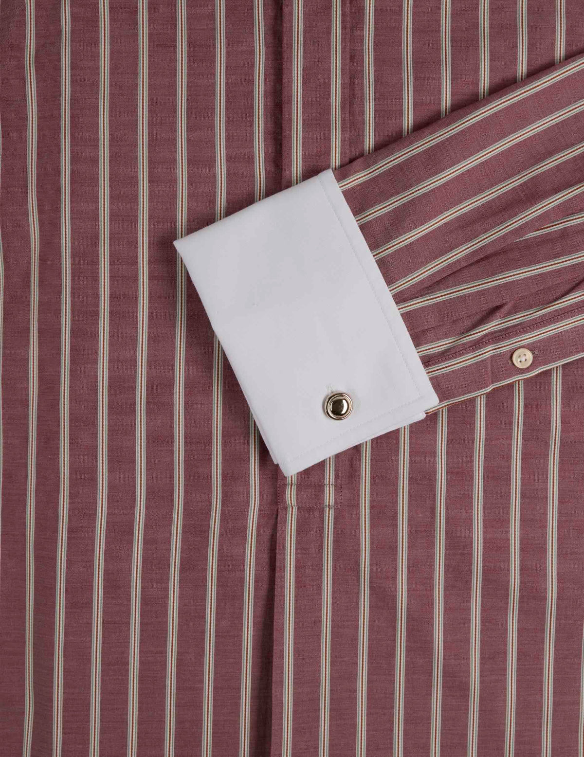 Red striped Poppy popover blouse - Poplin - Shirt Collar - Musketeers Cuffs#7