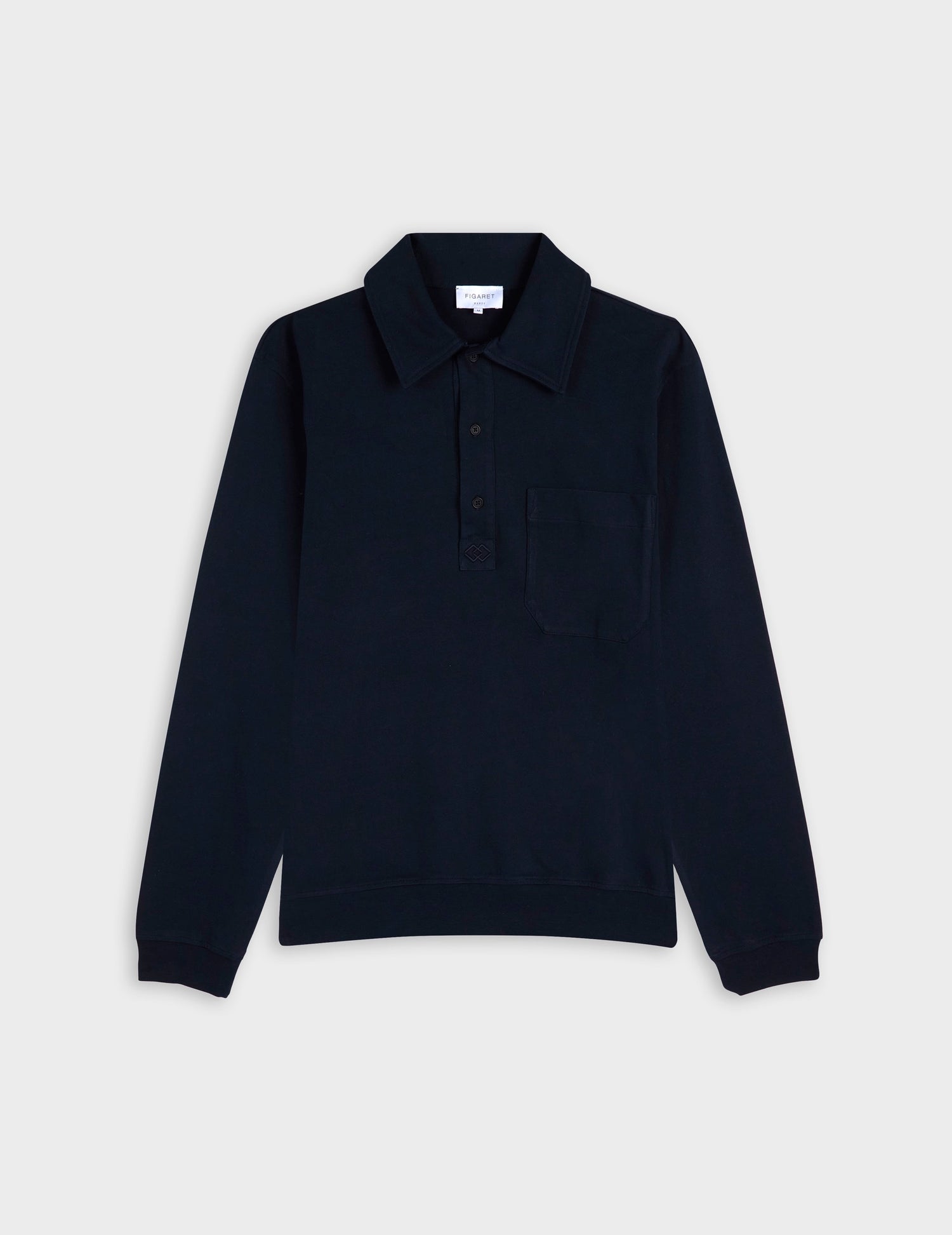 Navy cotton T-shirt