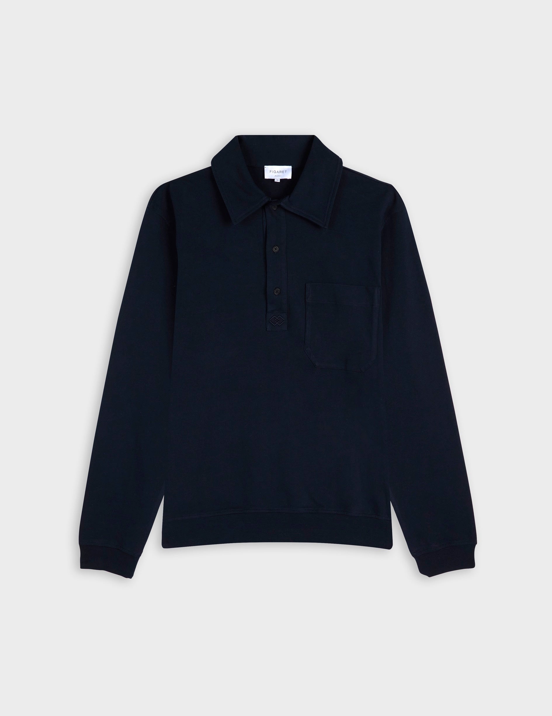 Navy cotton T-shirt