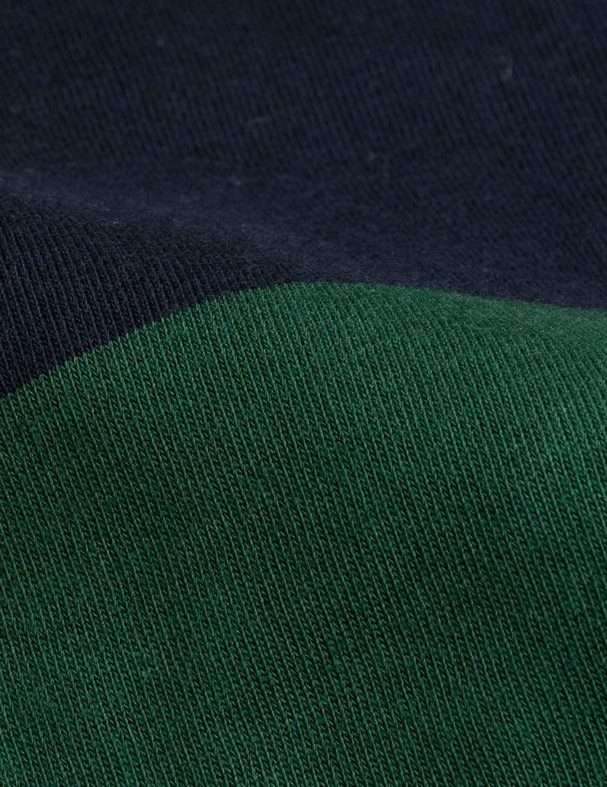 Navy and green striped cotton Prosper T-shirt