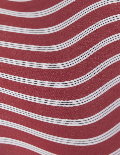 Red striped oversized Soffy shirt