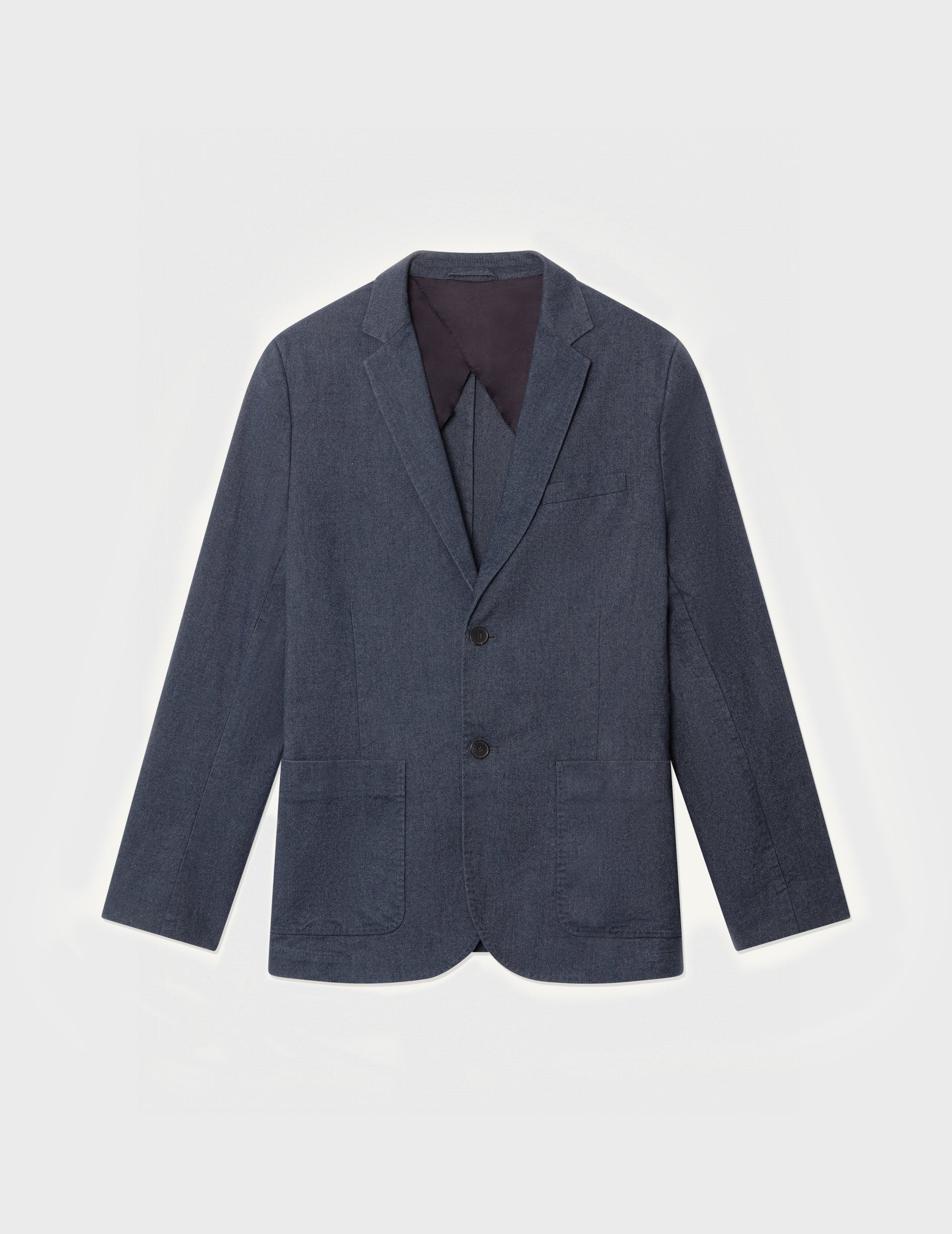 Veste Antoine en coton stretch marine