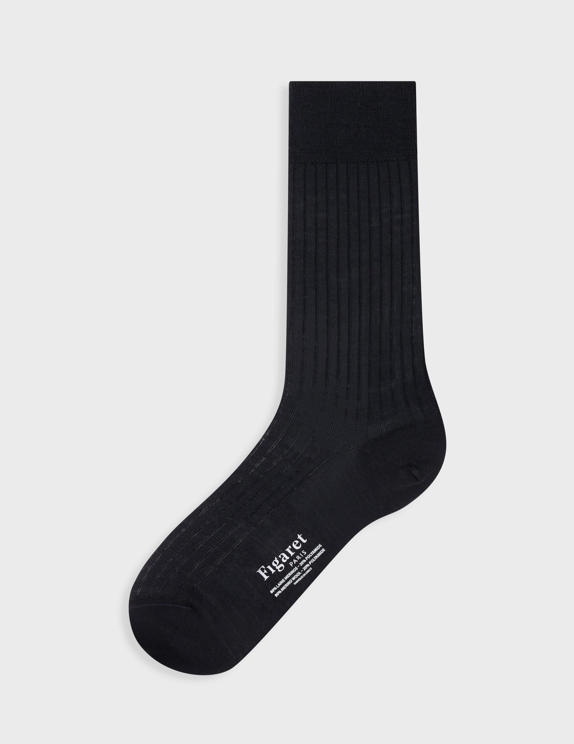 Navy wool socks