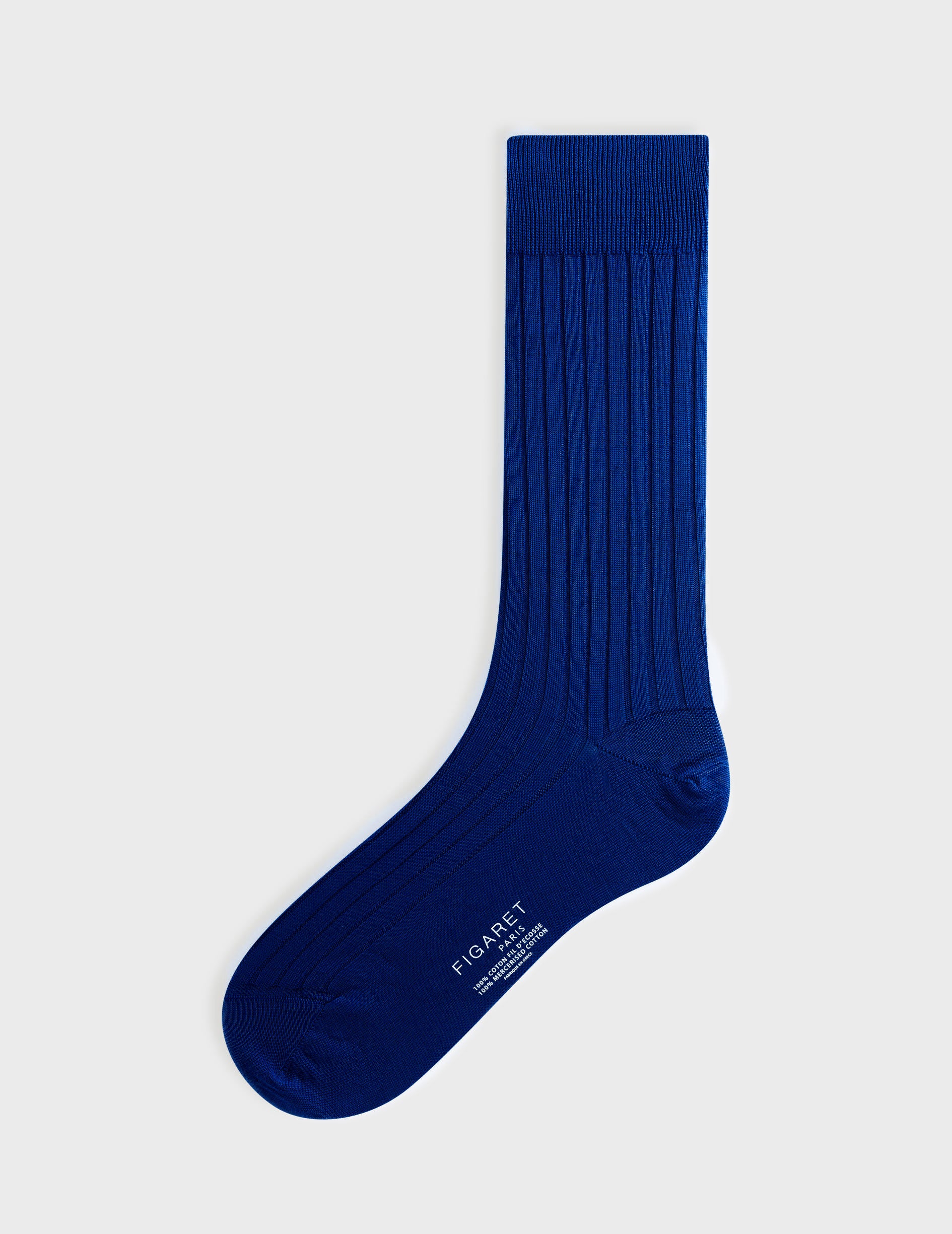 Navy double lisle thread socks