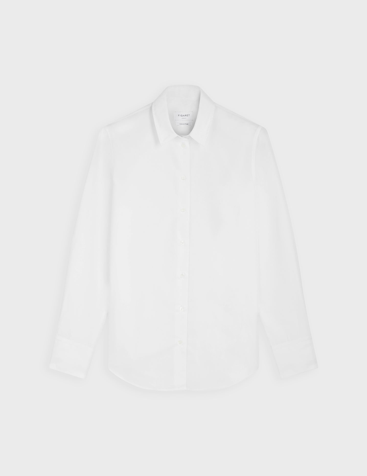 White wrinkle-free Marion shirt - Poplin#3