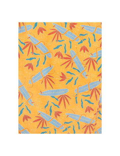 Foulard orange Figaret x Quentin Monge