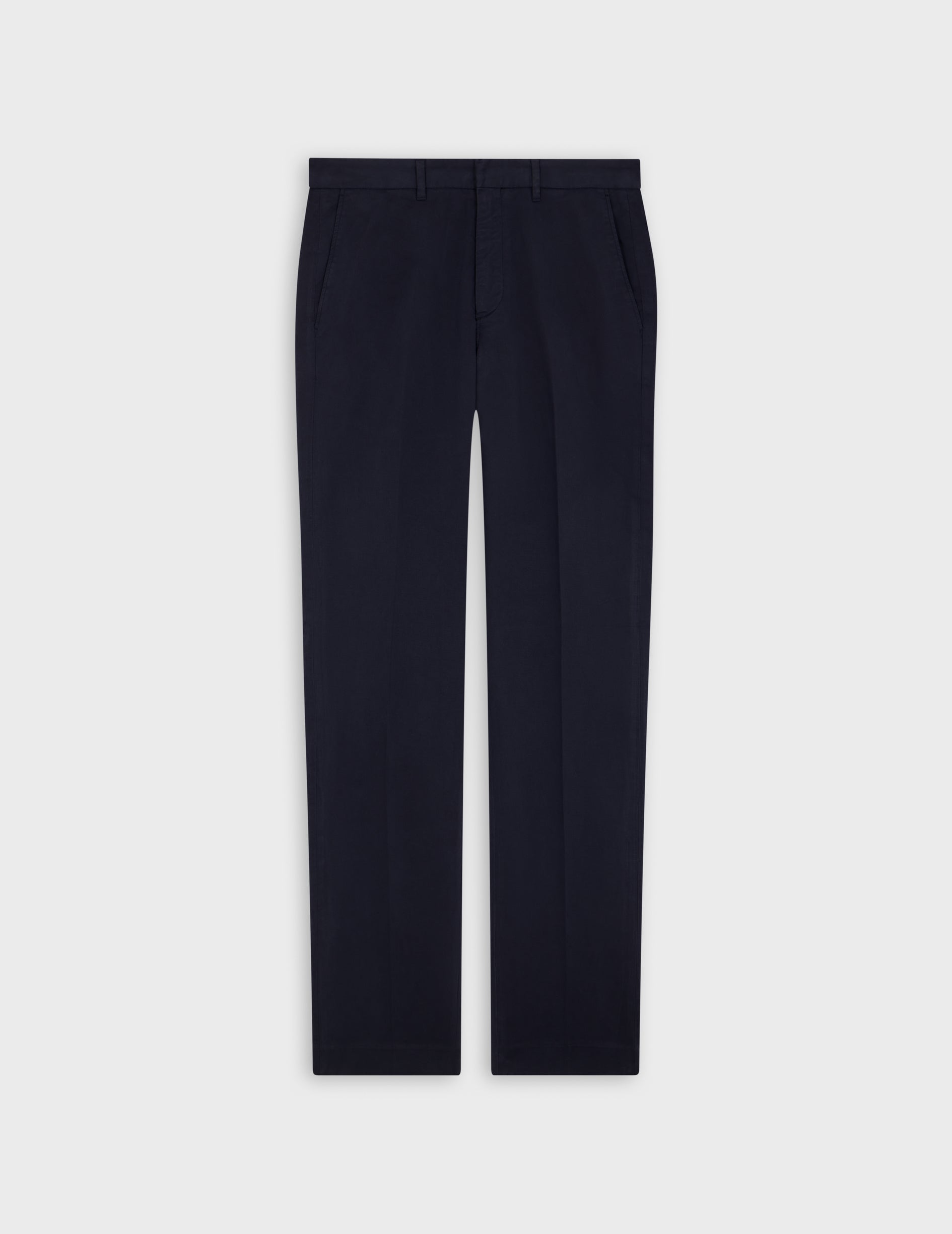 Navy cotton Maxence chinos