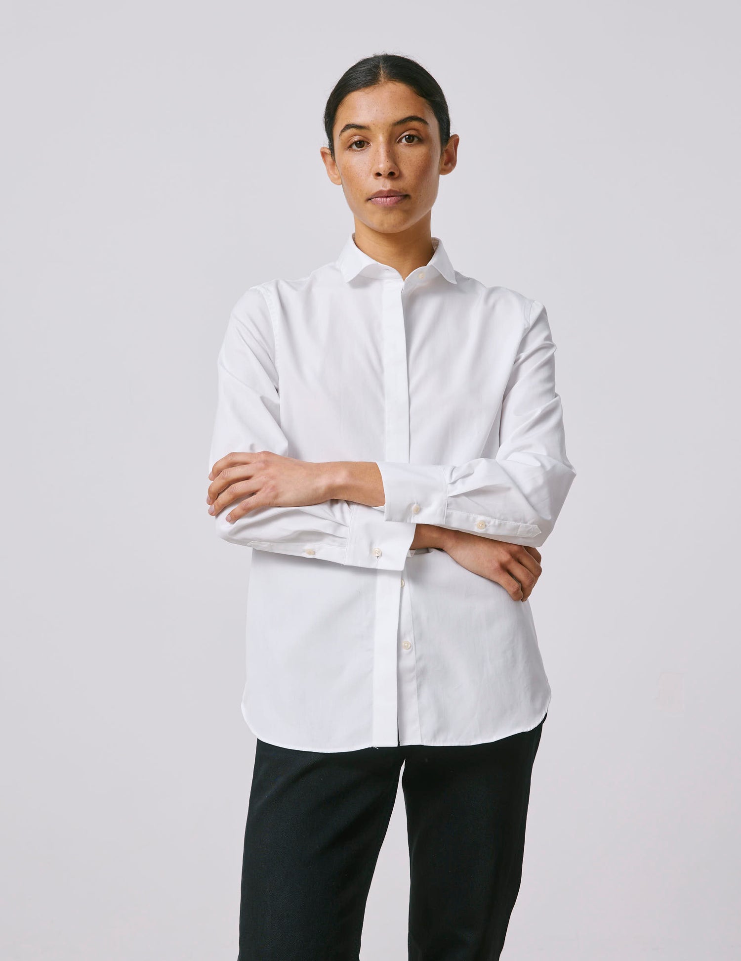 white Caroline shirt - Poplin