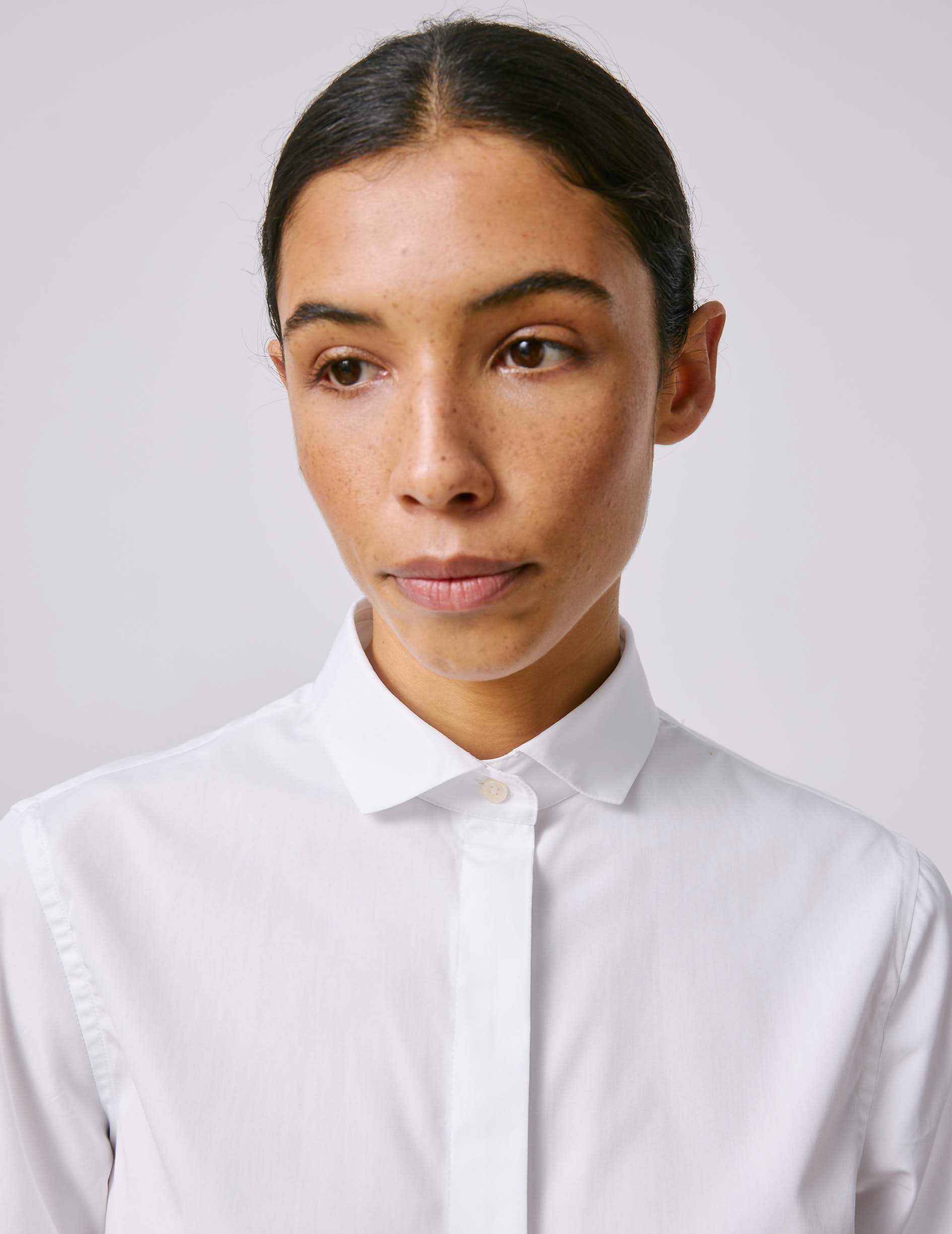 white Caroline shirt - Poplin