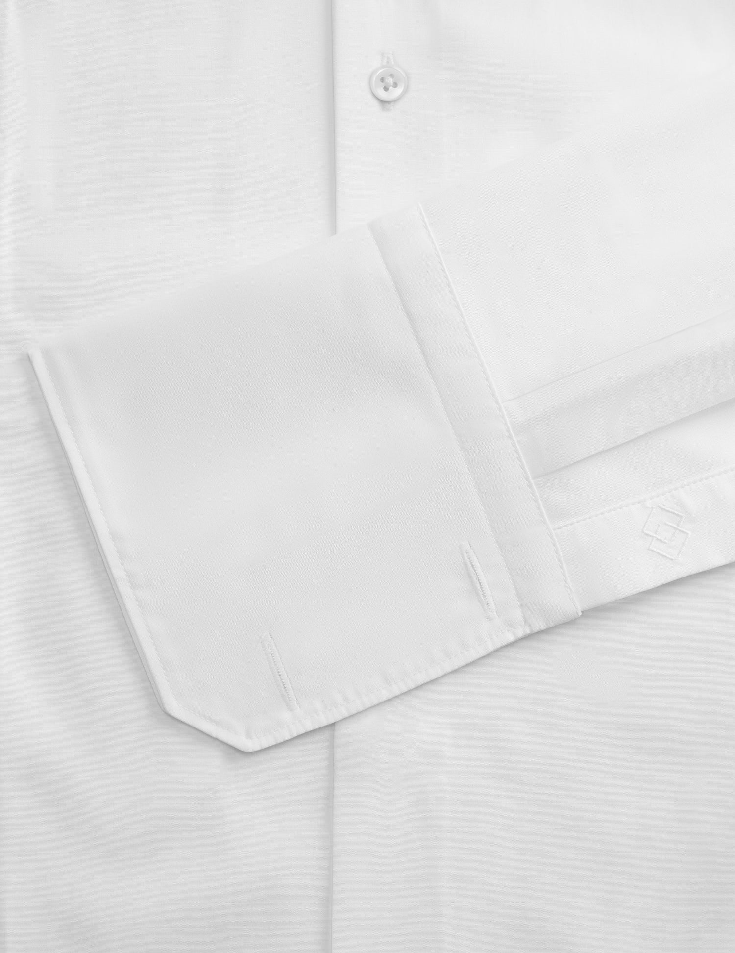 Classic white shirt - Poplin - Figaret Collar - French  Cuffs#2
