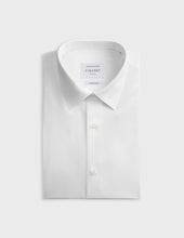 Semi-fitted white shirt