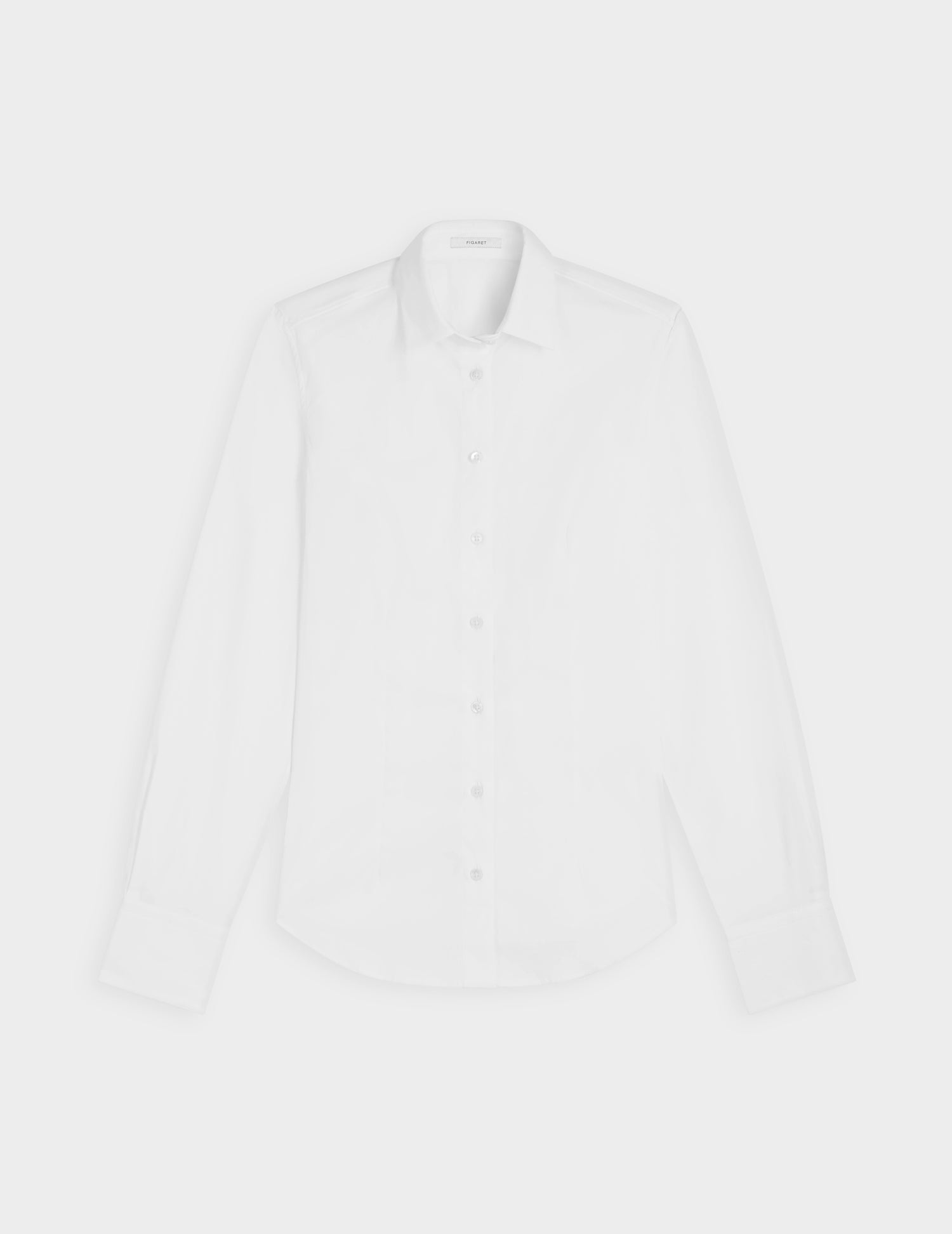 Fitted white Anais shirt - Poplin#3