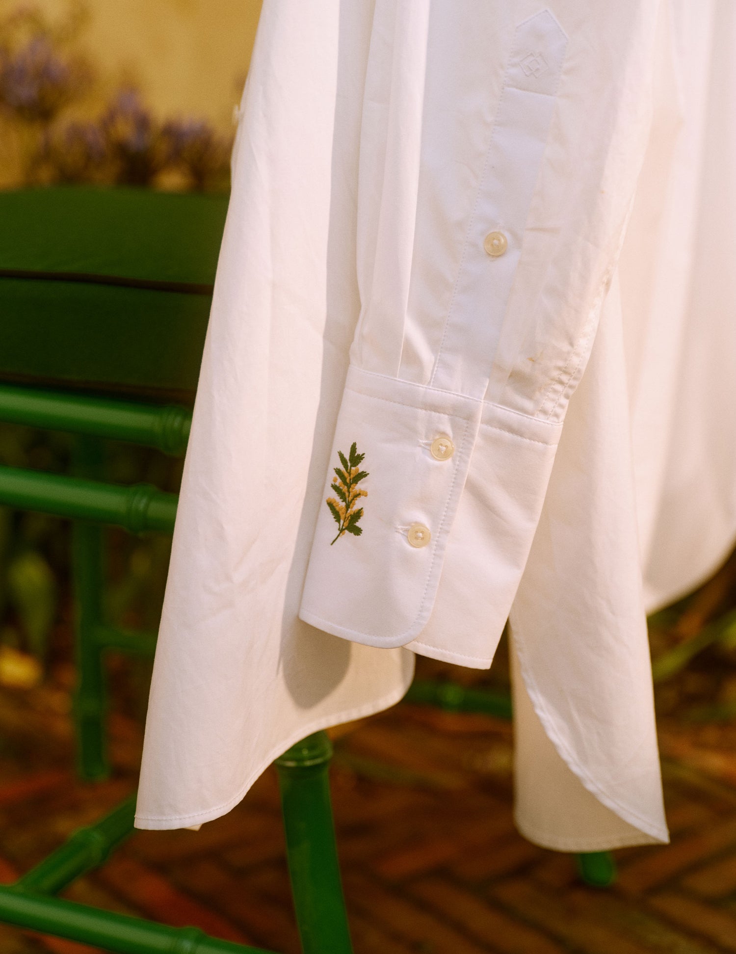 White Leonor shirt - Poplin - Shirt Collar#4