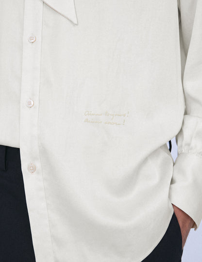 Unisex Victor ecru shirt