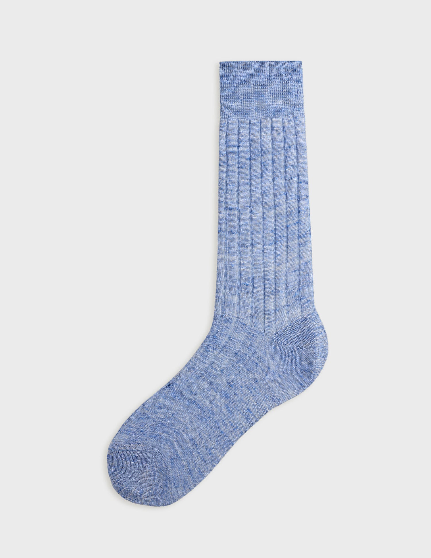 Chaussettes en lin bleu clair