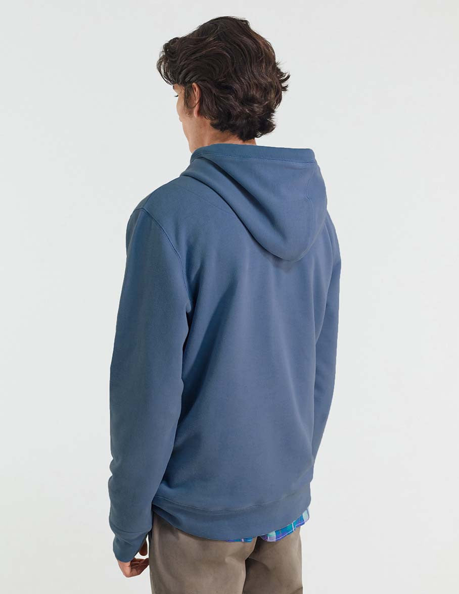 Sweatshirt Cilian en molleton bleu - Molleton#3