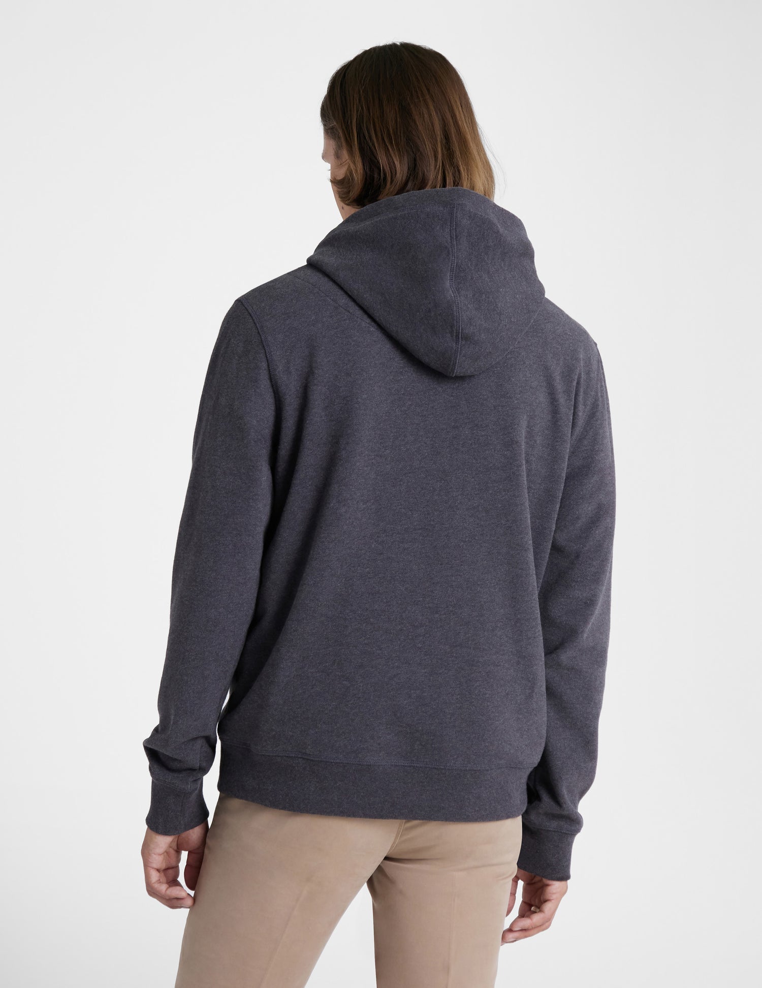 Hoodie Cilian en jersey gris anthracite - Jersey#3