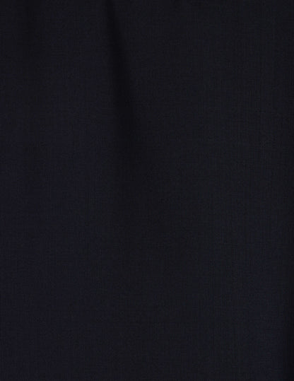 Midnight blue wool canvas Fabrice suit trousers