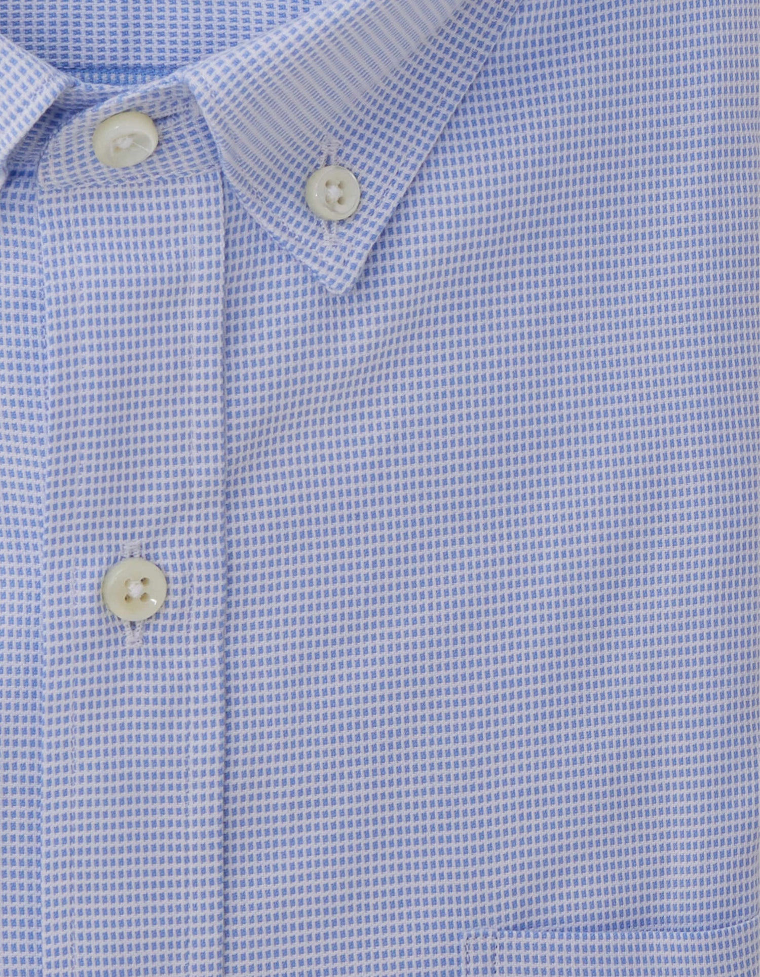Classic shirt short sleeves blue - Shaped - American Collar#2