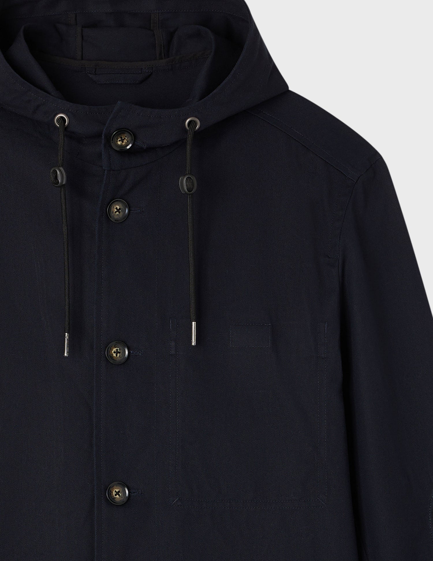 Parka Felipe en coton marine - Twill de coton#8