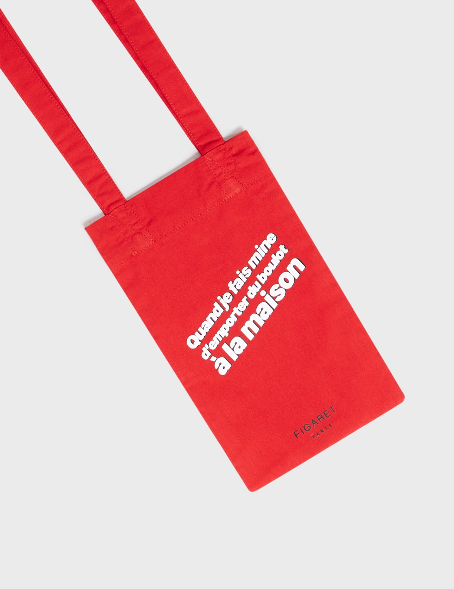 Micro tote bag "When I pretend to take work home" - @couturfu x Figaret