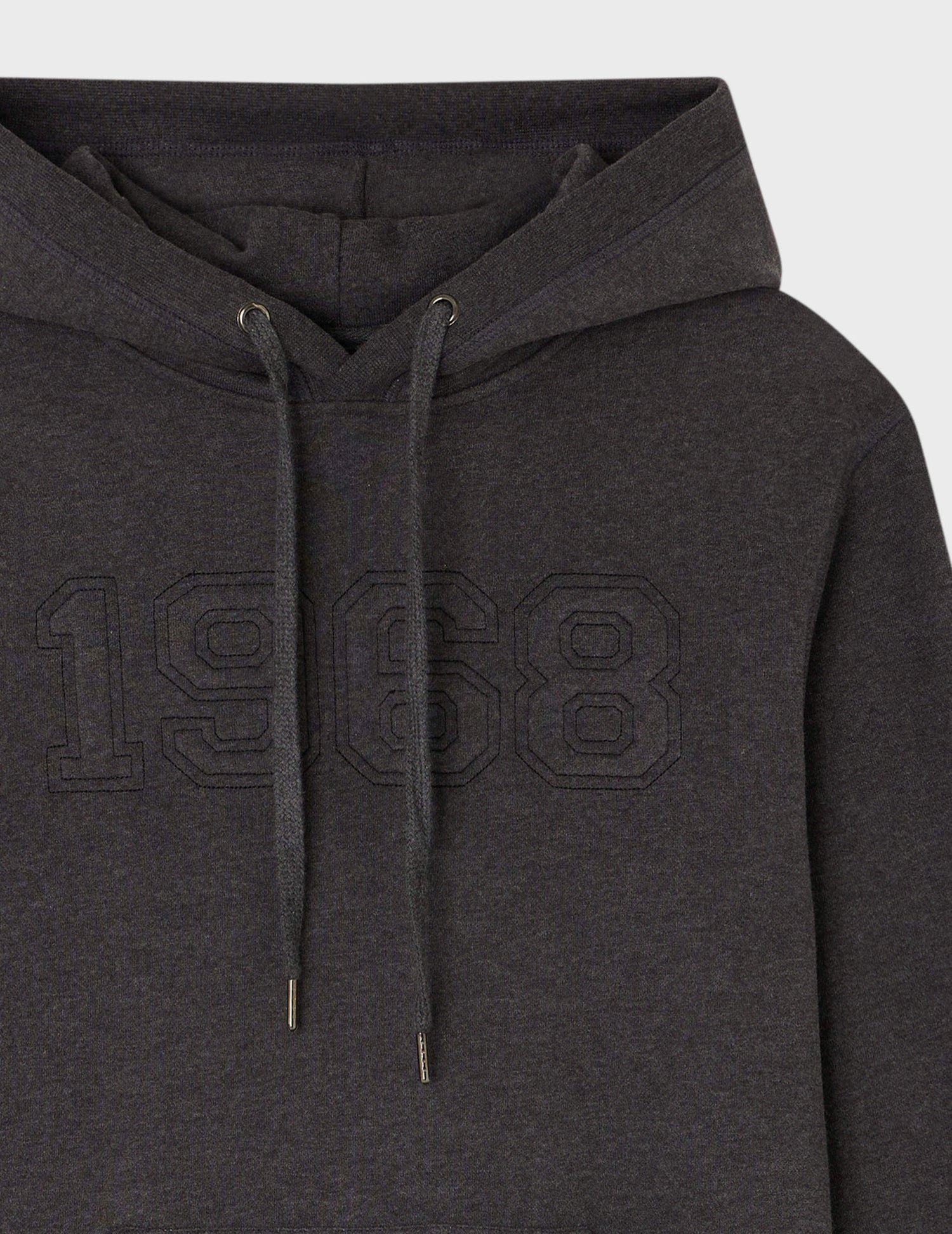 Hoodie Cilian en jersey gris anthracite - Jersey#6