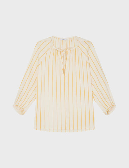 Blouse Dyonisa rayée jaune