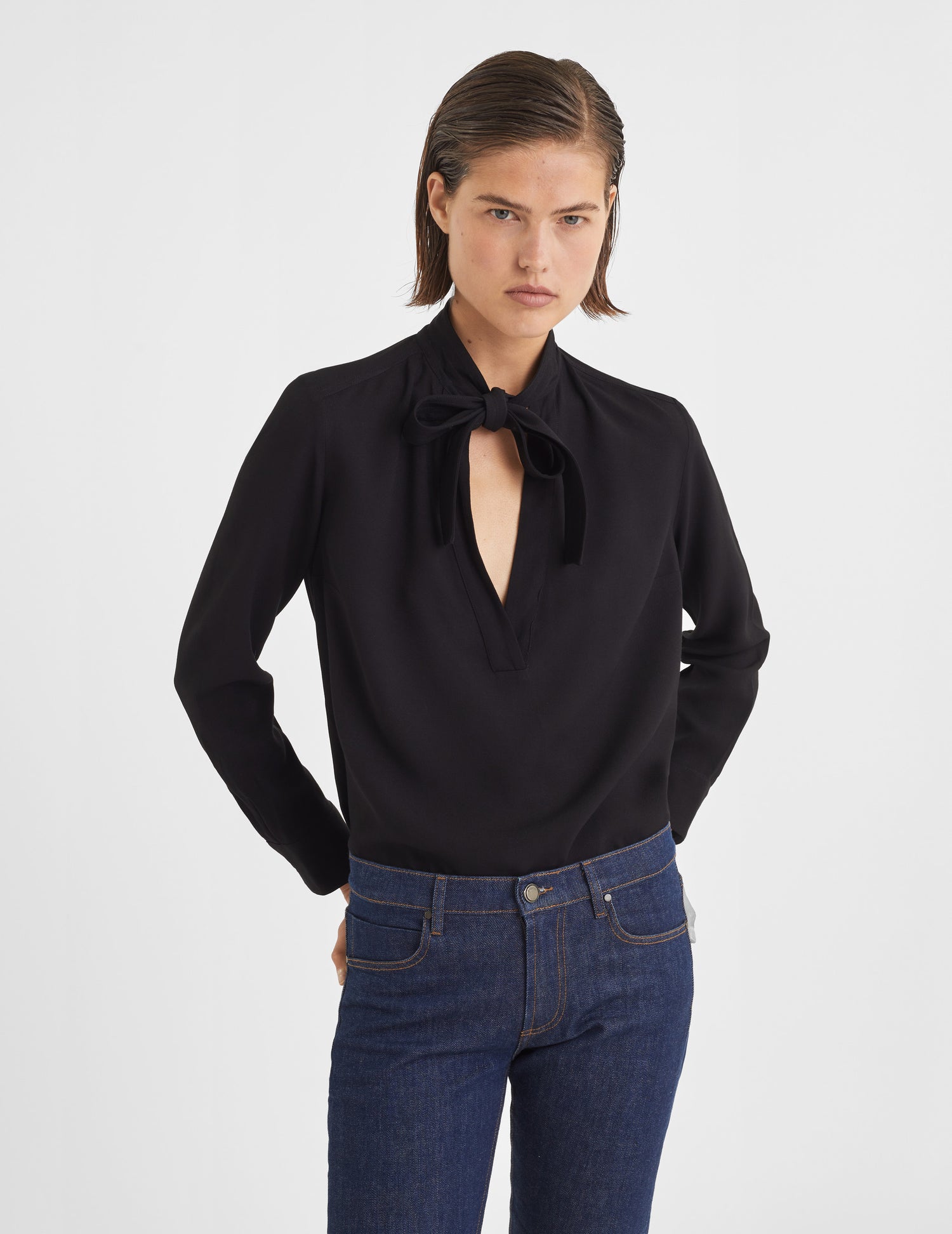 Black Candy blouse  - Crepe#3