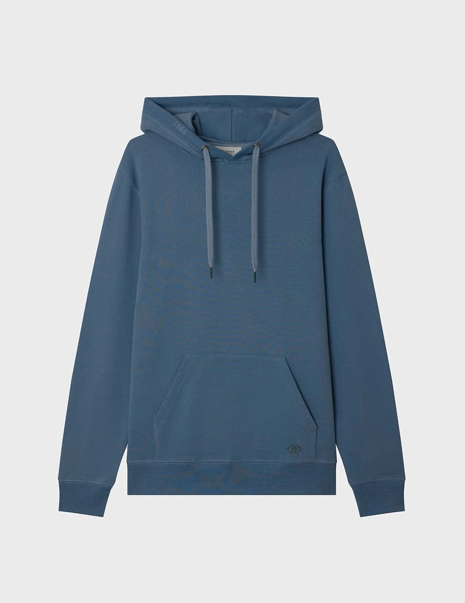 Sweatshirt Cilian en molleton bleu - Molleton