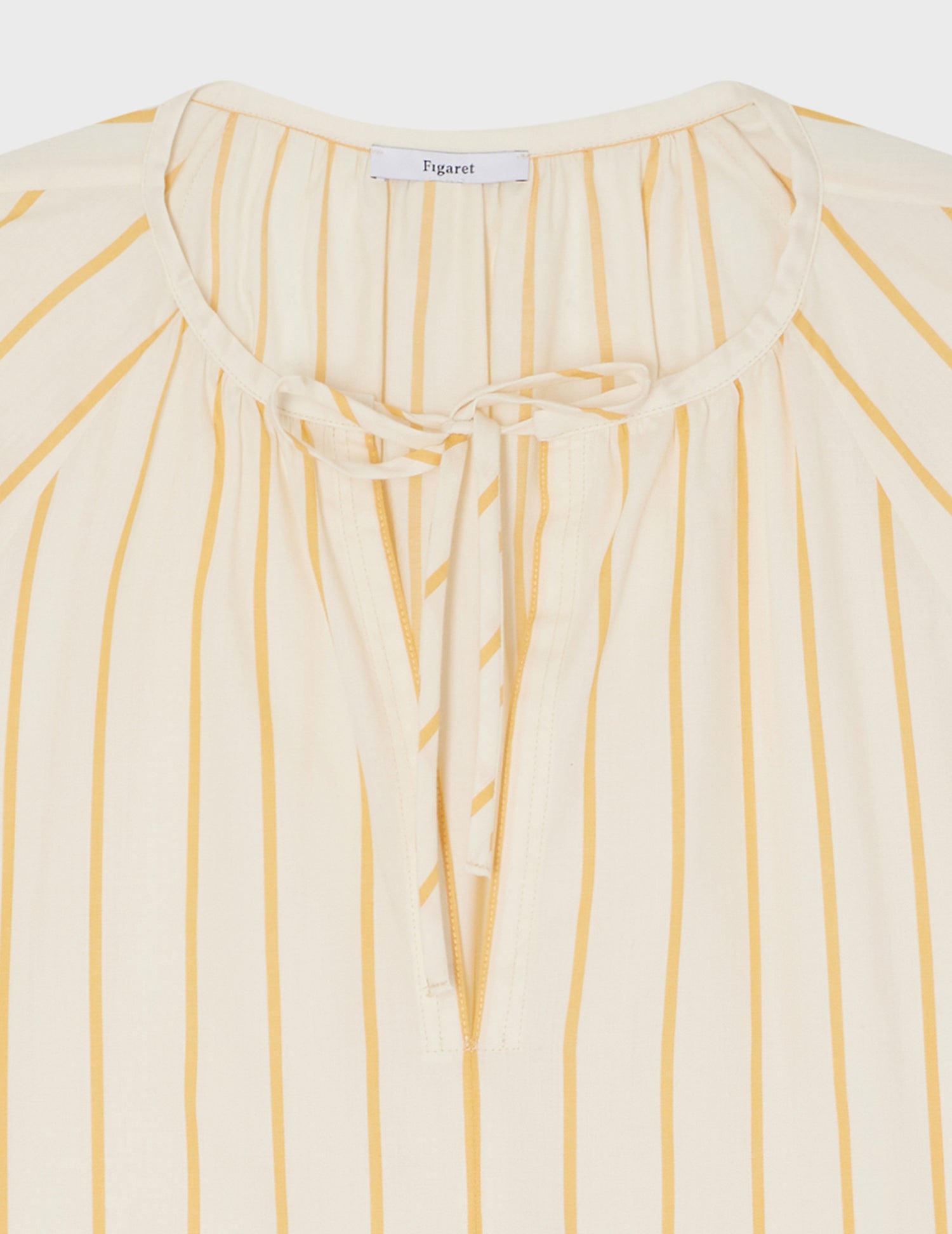 Blouse Dyonisa rayée jaune - Viscose#7