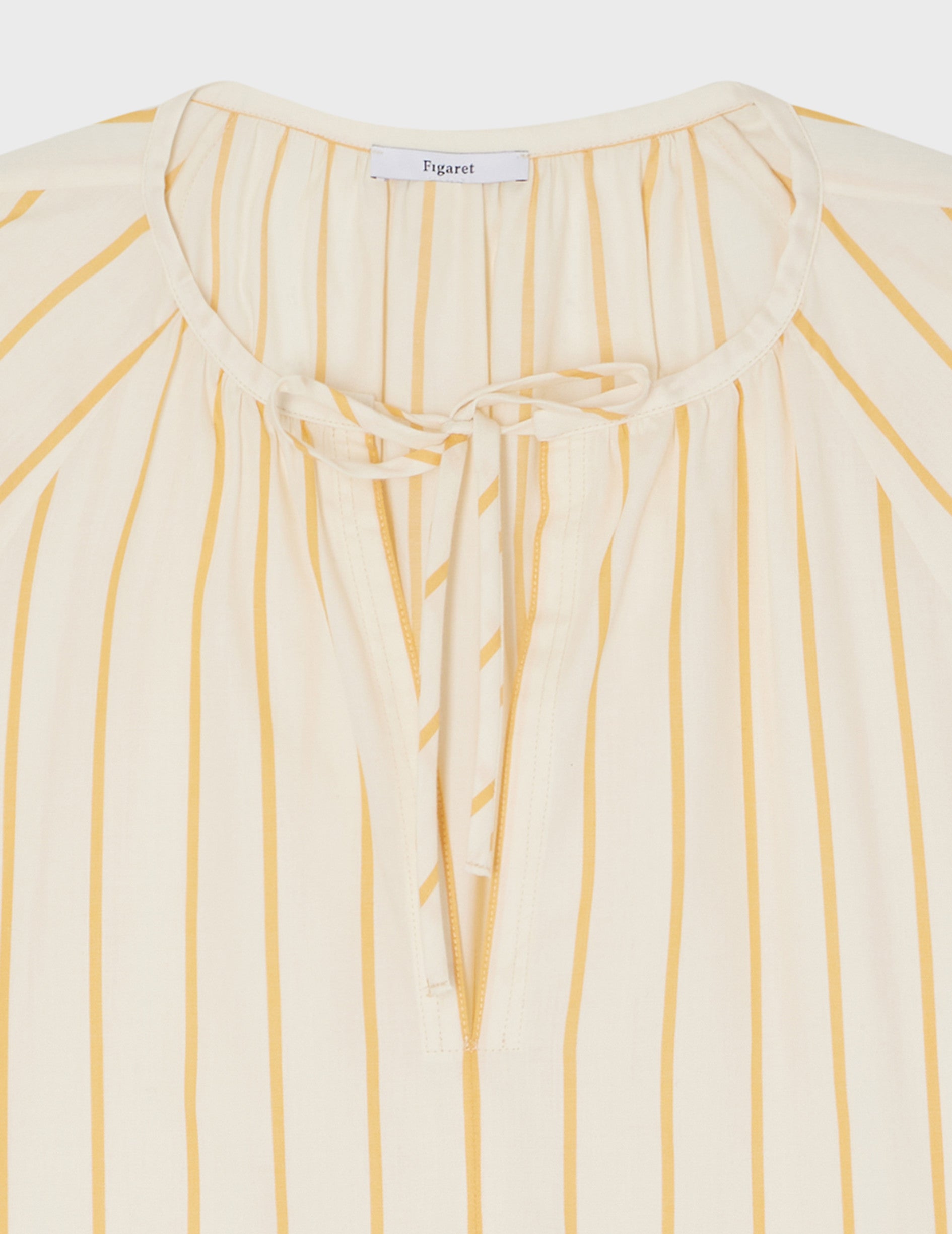 Blouse Dyonisa rayée jaune - Viscose