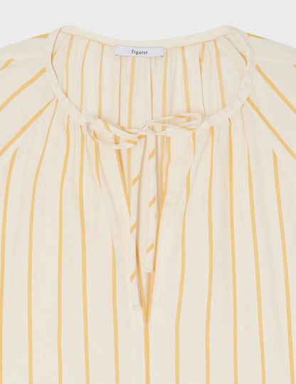 Blouse Dyonisa rayée jaune