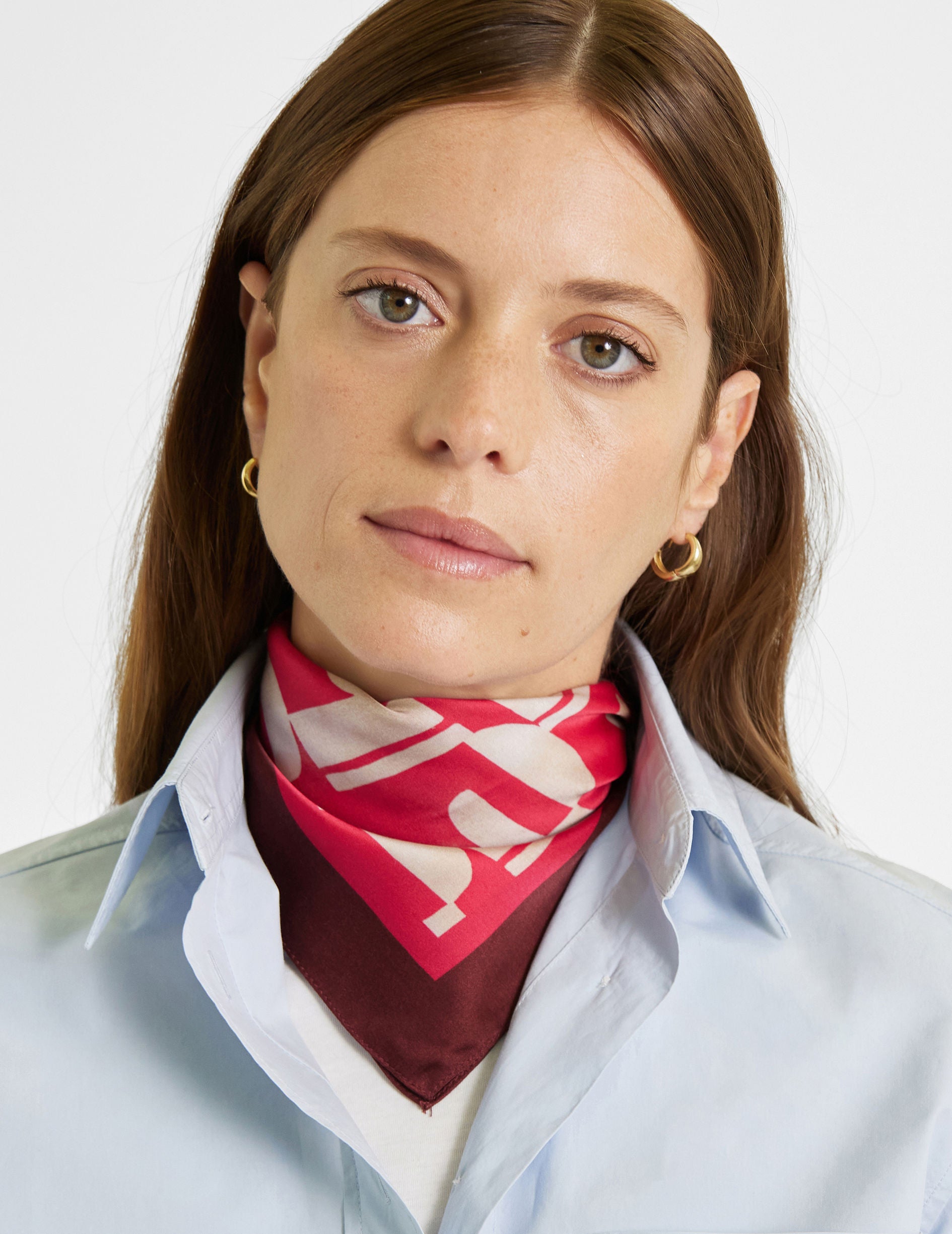 Blue Emma shirt - Poplin