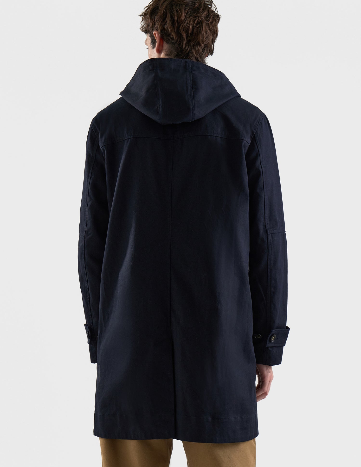 Parka Felipe en coton marine - Twill de coton#6