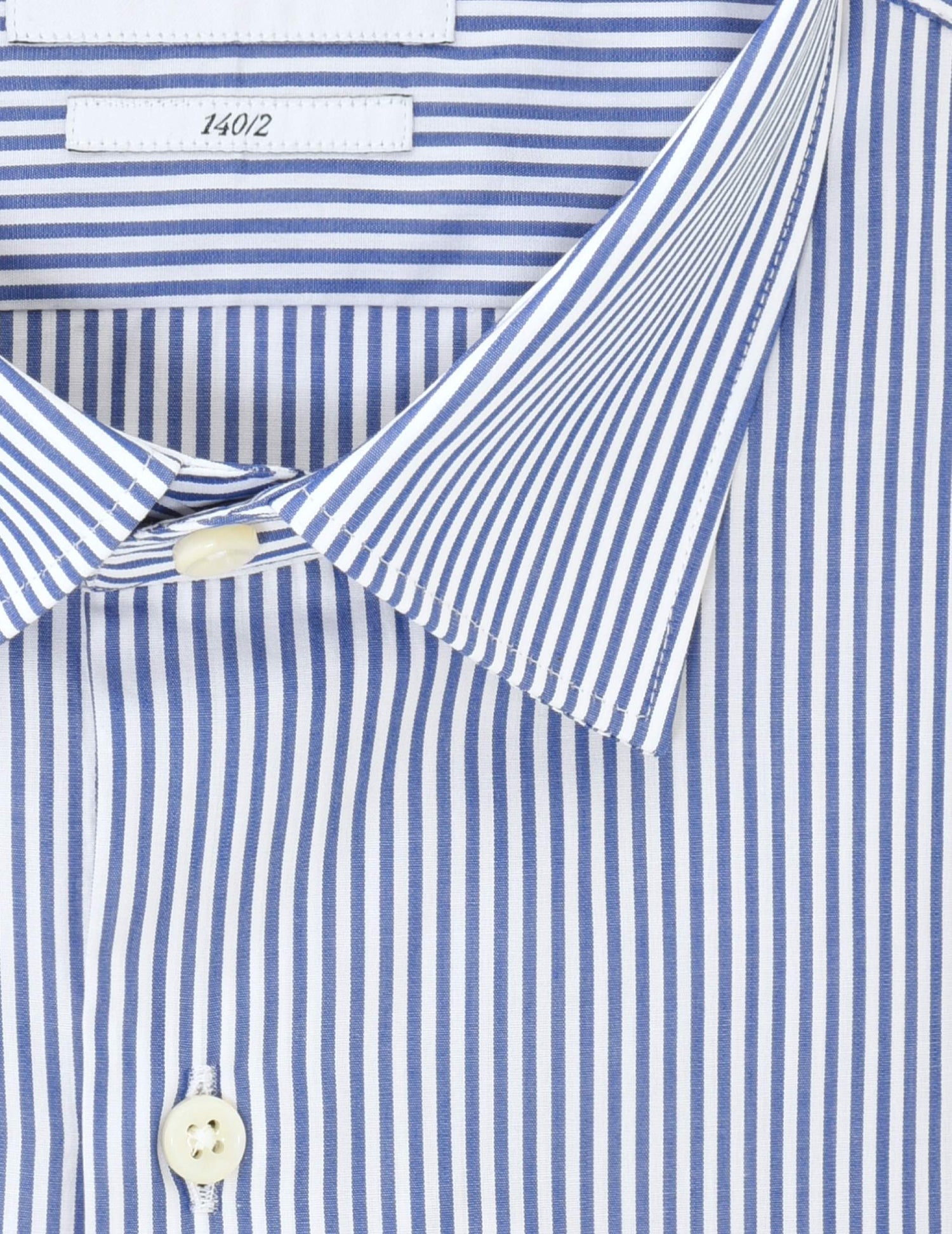 Blue Striped Prestige Contemporary Shirt - Poplin - Figaret Collar#2