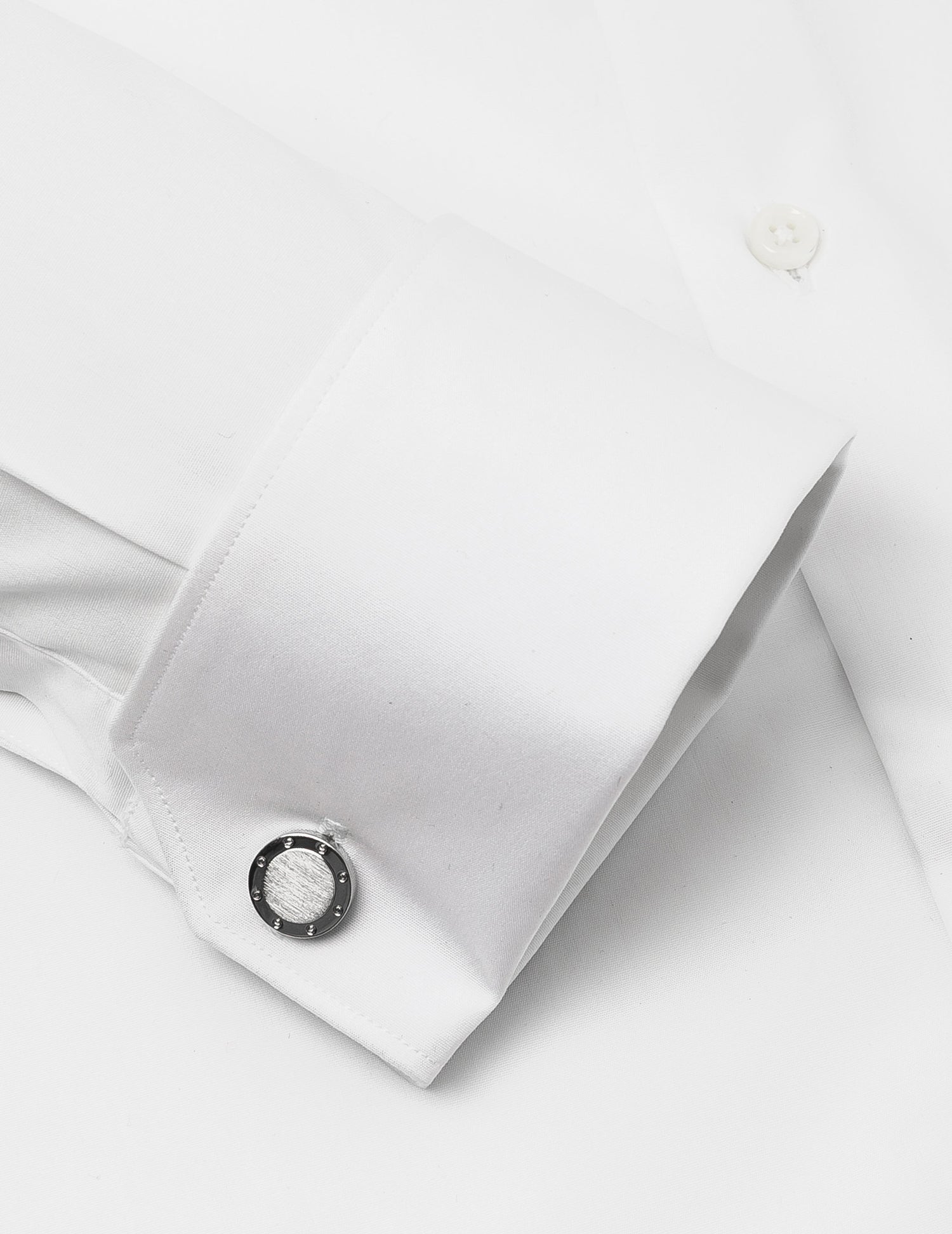 Silver cufflinks