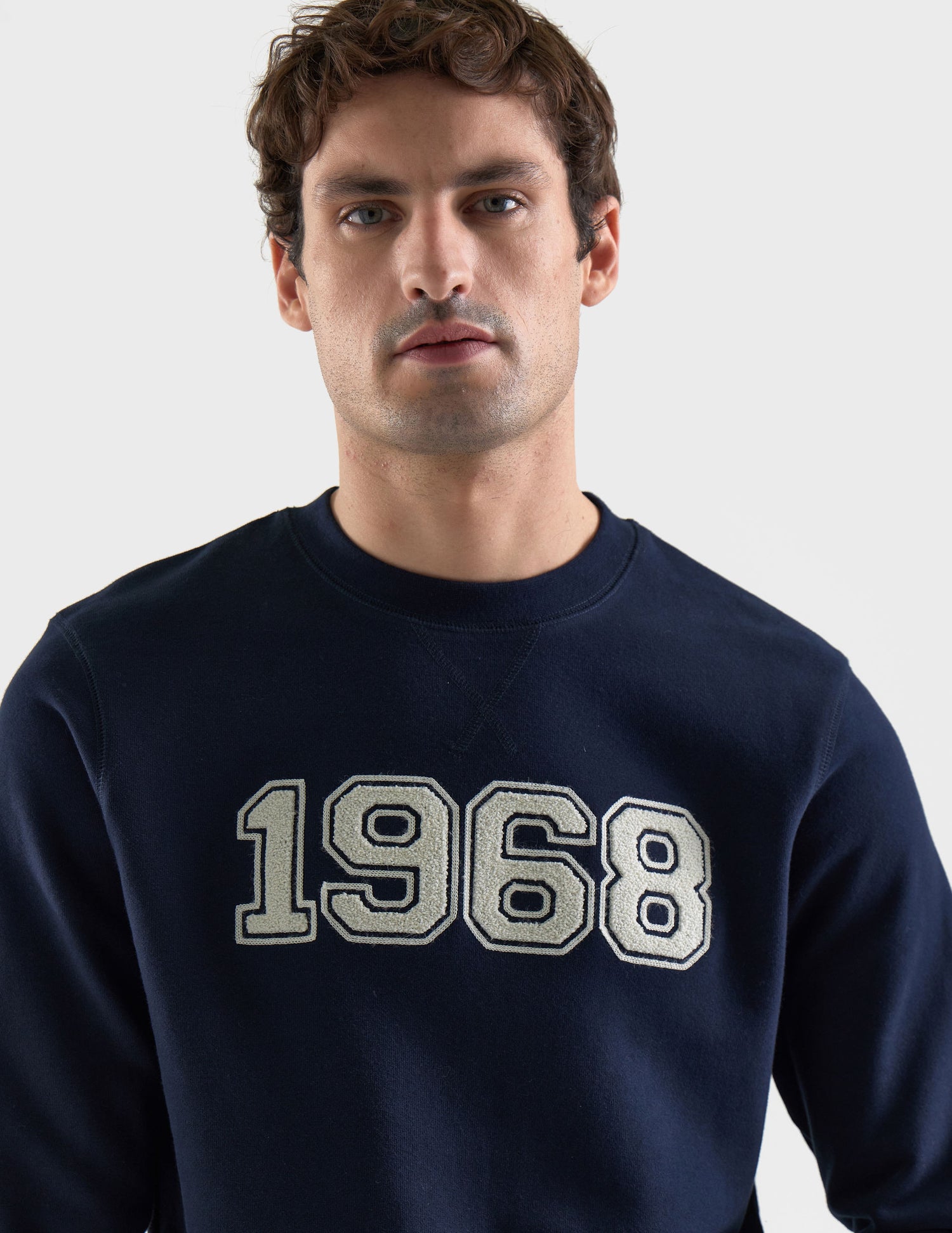 Navy cotton Danny sweatshirt