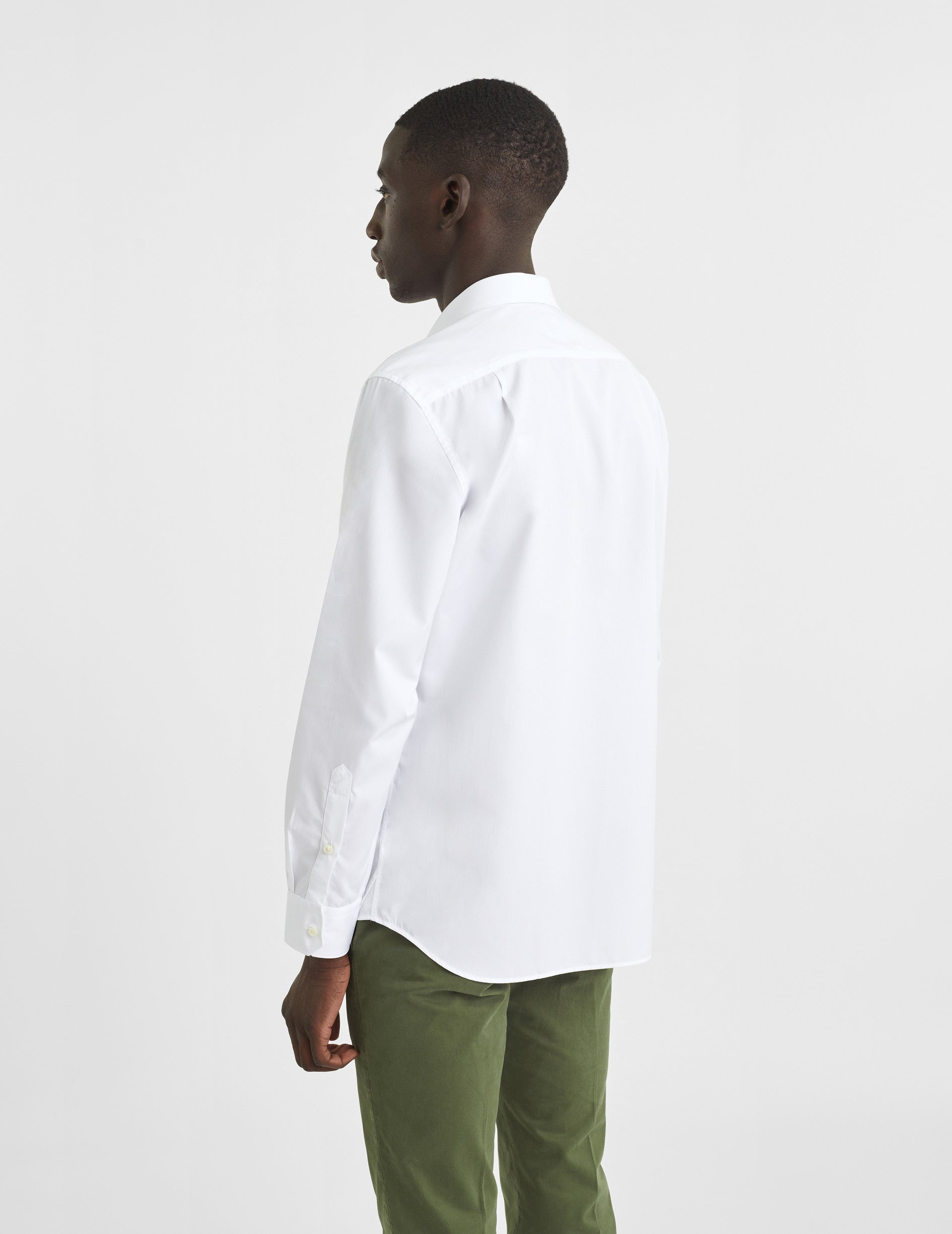 Classic white shirt - Poplin - Figaret Collar