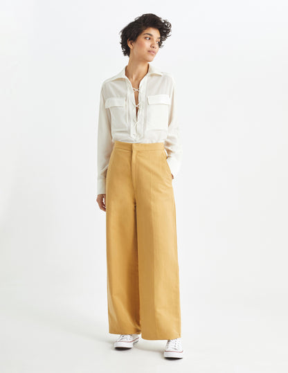 Ecru Debbie safari blouse