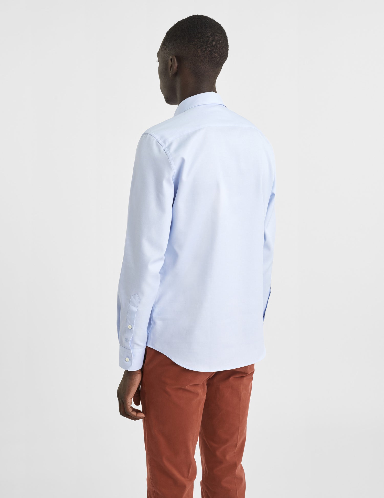 Semi-fitted blue shirt - Shaped - Figaret Collar#4