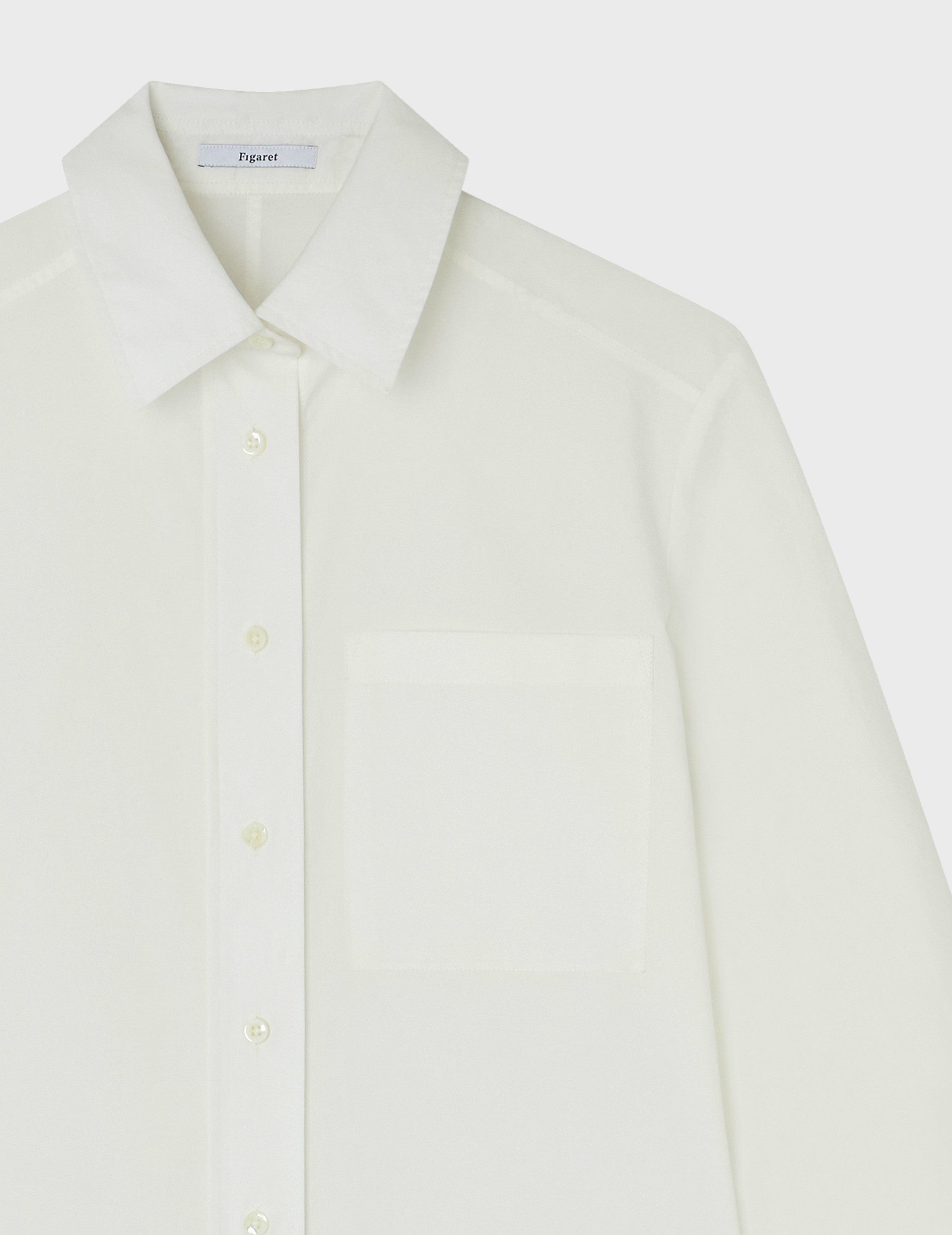 Ecru Emma shirt - Poplin