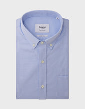 Classic blue short sleeves shirt  