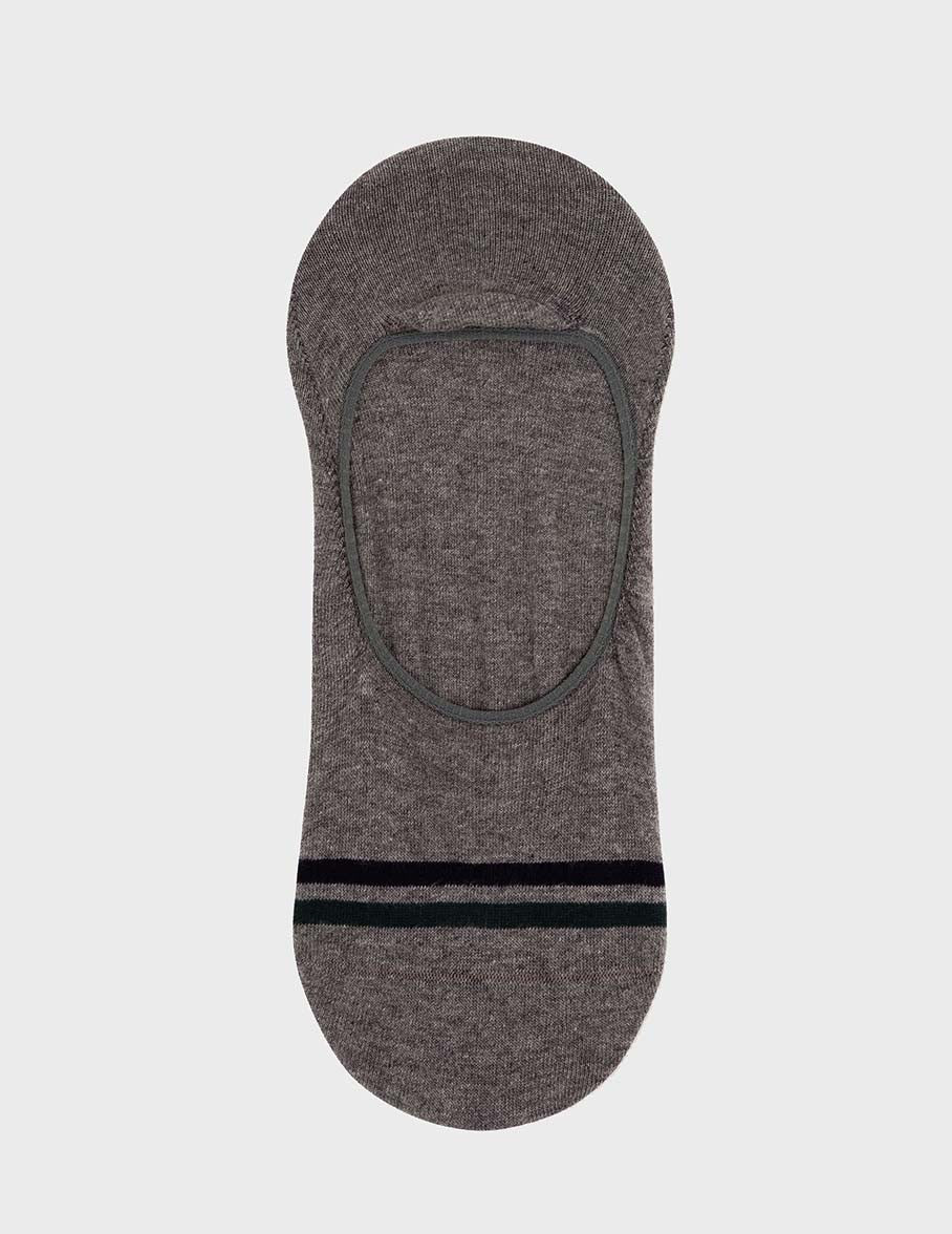 Gray invisible socks
